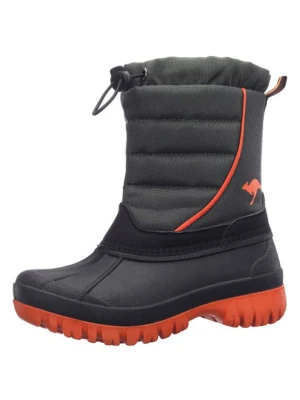 Kangaroos Kozaki zimowe "K-Ben" w kolorze czarno-pomarańczowym rozmiar: 36