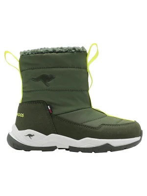 Kangaroos Kozaki zimowe "K-FR Floki RTX" w kolorze ciemnozielonym rozmiar: 29