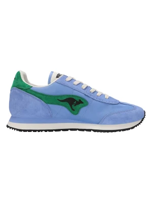 Kangaroos Skórzane sneakersy "Aussie 2.0" w kolorze niebiesko-zielonym rozmiar: 37