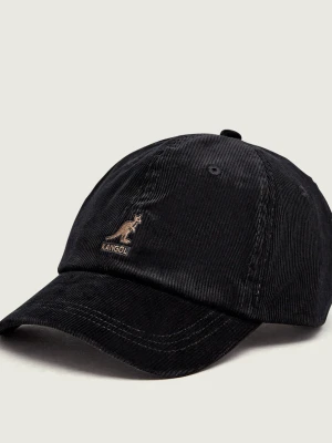 KANGOL Bejsbolówka | sztruks czarny
