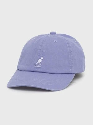 Kangol czapka bawełniana kolor fioletowy gładka K5165HT.IL525-IL525