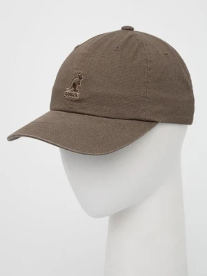 Kangol czapka bawełniana kolor zielony z aplikacją K5165HT.SM094-SM094