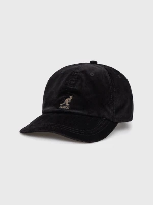 Kangol Czapka kolor czarny gładka