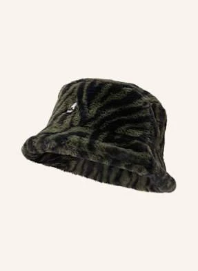 Kangol Czapka Rybacka Ze Sztucznego Futra gruen