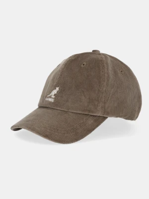 Kangol czapka z daszkiem CORD HAWKER zielony