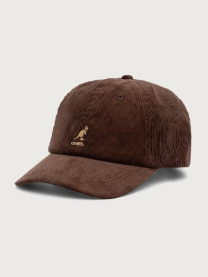 Kangol czapka z daszkiem sztruksowa CORD BASEBALL brązowy