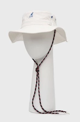 Kangol kapelusz bawełniany kolor biały bawełniany K5302.OF101-OF101