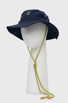 Kangol kapelusz bawełniany kolor granatowy bawełniany K5302.NV411-NV411