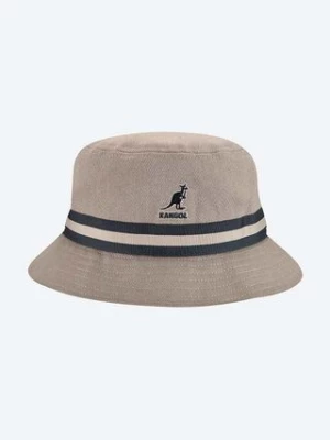 Kangol kapelusz bawełniany Stripe Lahinch kolor granatowy bawełniany K4012SP.GREY-GREY