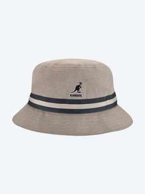 Kangol kapelusz bawełniany Stripe Lahinch kolor granatowy bawełniany K4012SP.GREY-GREY