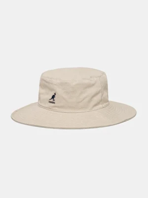 Kangol kapelusz bawełniany WASHED FISHERMAN kolor beżowy bawełniany K5368.KH262