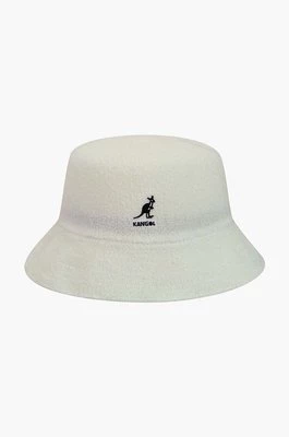 Kangol kapelusz Bermuda Bucket kolor biały K3050ST.WHITE-WHITECHEAPER