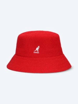 Kangol kapelusz Bermuda Bucket kolor czerwony K3050ST.SCARLET-SCARLET