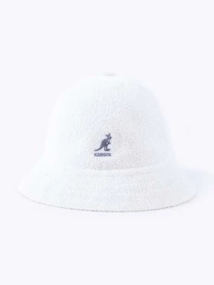 Kangol kapelusz Bermuda Casual kolor biały 0397BC WHITE 0397BC.WHITE-WHITE