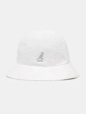 Kangol kapelusz Bermuda Casual kolor biały 0397BC WHITE 0397BC.WHITE-WHITE