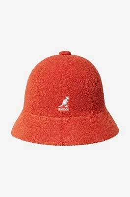 Kangol kapelusz Bermuda Casual kolor czerwony 0397BC.CHERRY-CHERR.GLOW