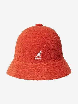 Kangol kapelusz Bermuda Casual kolor czerwony 0397BC.CHERRY-CHERR.GLOW