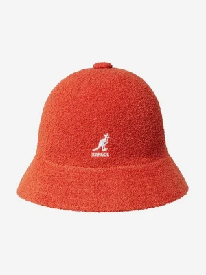 Kangol kapelusz Bermuda Casual kolor czerwony 0397BC.CHERRY-CHERR.GLOW