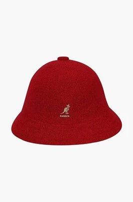 Kangol kapelusz Bermuda Casual kolor czerwony 0397BC.SCARLET-SCARLET