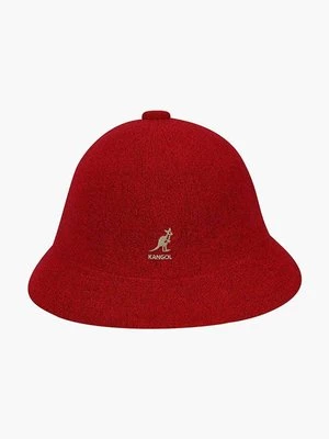 Kangol kapelusz Bermuda Casual kolor czerwony 0397BC.SCARLET-SCARLET