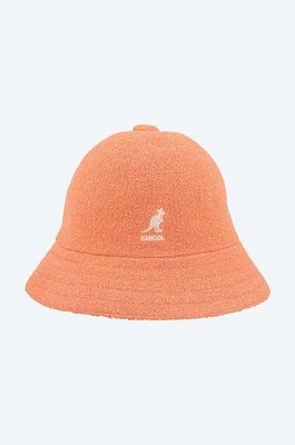 Kangol kapelusz Bermuda Casual kolor pomarańczowy 0397BC.PEACH-PEACH.PINK