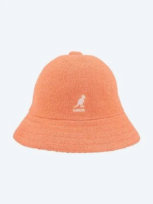 Kangol kapelusz Bermuda Casual kolor pomarańczowy 0397BC.PEACH-PEACH.PINK