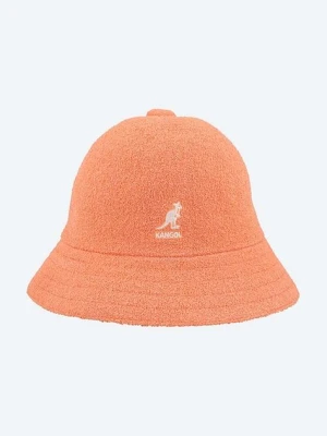 Kangol kapelusz Bermuda Casual kolor pomarańczowy 0397BC.PEACH-PEACH.PINK