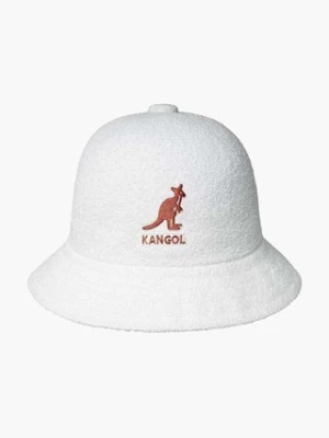 Kangol kapelusz Big Logo Casual kolor biały K3407 WHITE K3407.WHITE-WHITE