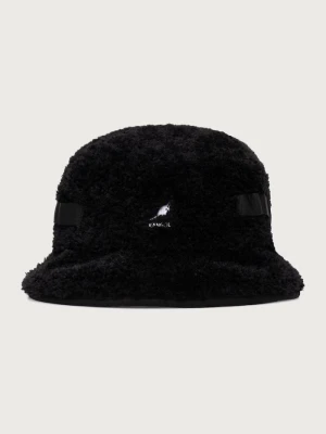 Kangol kapelusz bucket FAUX SHEARLING UTILITY czarny
