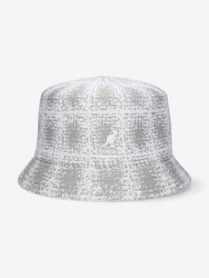 Kangol kapelusz Grounge Plaid Bin kolor szary K3548.GREY-GREY/WHT