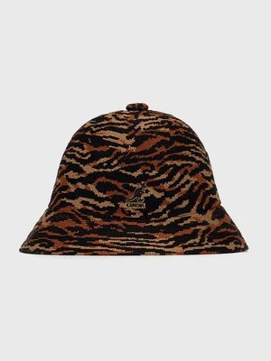 Kangol kapelusz kolor brązowy K3411.TT263-TT263