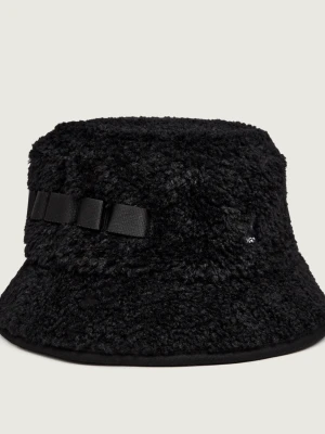 KANGOL Kapelusz Utility | shearling czarny