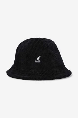 Kangol kapelusz Velour Slub Casual kolor czarny K5319.BLACK-BLACK
