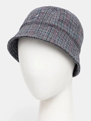 Kangol kapelusz WARPED HERRINGBONE DOME kolor granatowy K5430.NG411