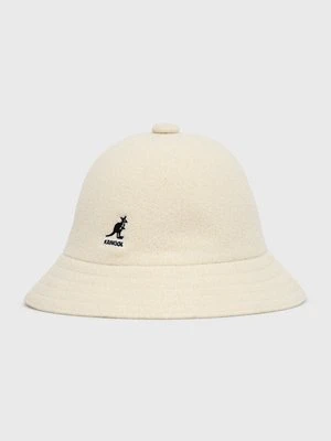 Kangol kapelusz wełniany kolor beżowy K3451.WH103-WH103