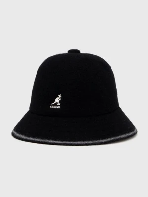 Kangol Kapelusz wełniany kolor czarny K3181ST.BO013-BO013