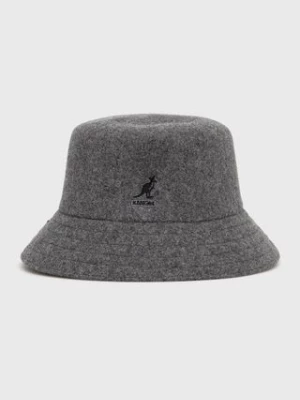 Kangol Kapelusz wełniany kolor szary K3191ST.FL034-FL034