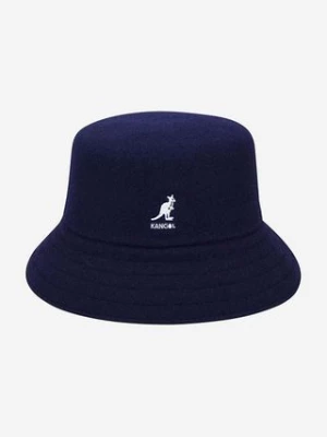 Kangol kapelusz wełniany Wool Lahinch kolor granatowy wełniany K3191ST.NAVY-NAVY