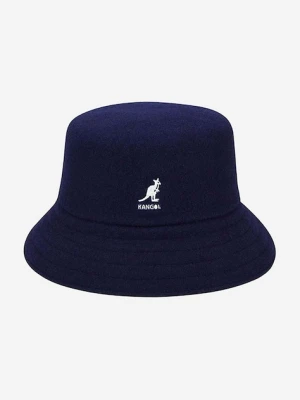 Kangol kapelusz wełniany Wool Lahinch kolor granatowy wełniany K3191ST.NAVY-NAVY