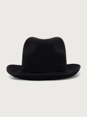 Kangol kapelusz z wełną WOOL SHAPEABLE MAVERICK czarny