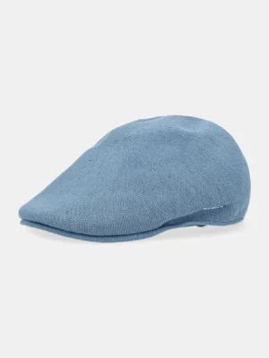 Kangol kaszkiet BAMBOO 507 męski kolor niebieski 6736BC.DB433