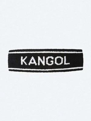 Kangol opaska na głowę kolor czarny K3302ST-WHITE/CIAN