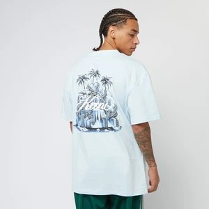 Kani Glacier Palm Trees Backprint Tee light blue, markiKarl Kani, T-Shirty i Polo, w kolorze niebieski, rozmiar: