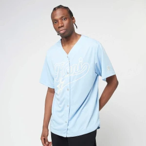 Karl Kani KANI VARSITY STAR BASEBALL SHIRT light blue/off white mężczyźni Koszule niebieski rozmiar Odzież