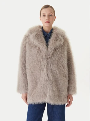 KAOS Futro RI1NT055 Szary Regular Fit