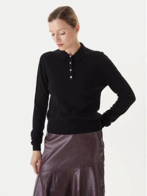 KAOS Sweter RI1KT019 Czarny Regular Fit