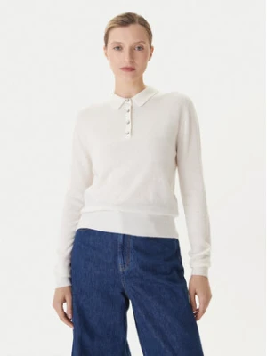 KAOS Sweter RI1KT019 Écru Regular Fit Kremowy