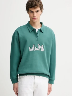 Kaotiko bluza kolor zielony z aplikacją AR006-01-M002