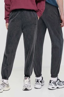 Kaotiko spodnie dresowe kolor szary gładkie