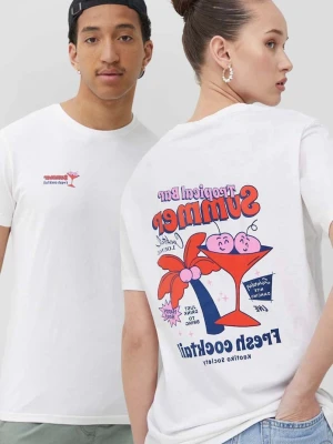 Kaotiko t-shirt bawełniany beżowy